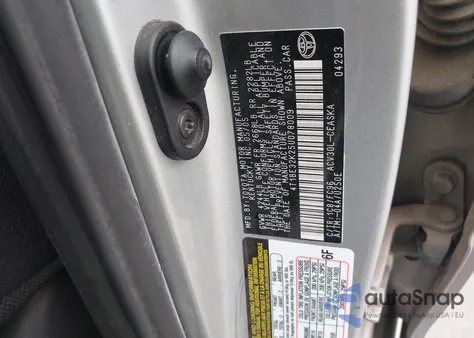 2005 Toyota Camry Se из США, поврежденный, VIN 4T1BE32K25U078009